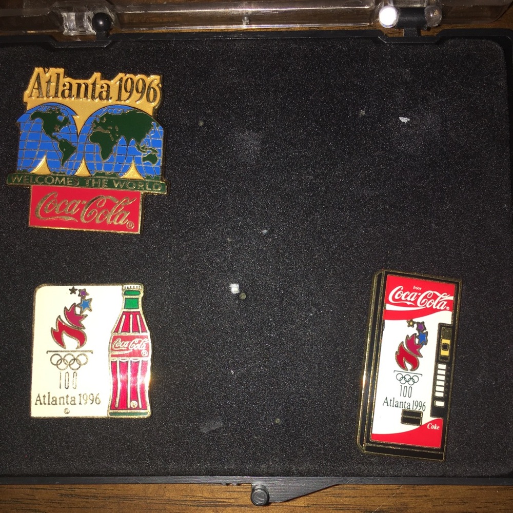 1996 Atlanta Olympics Coca Cola pins